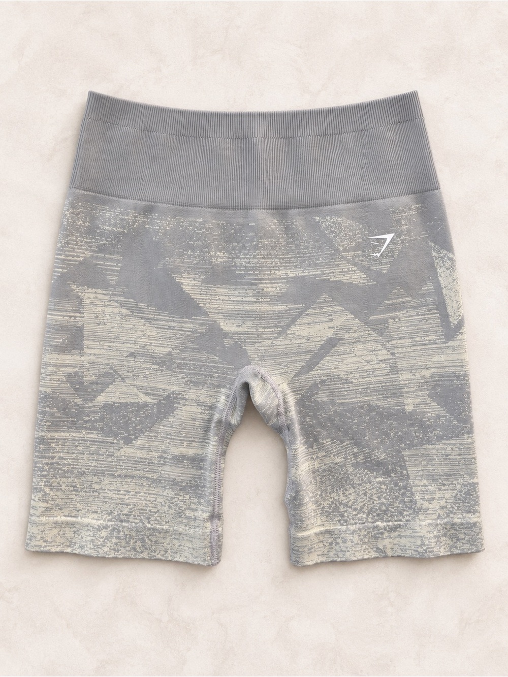 Gymshark Adapt Camo Seamless High Rise Biker Shorts Gray